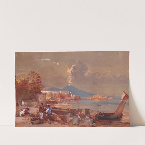 A View of Naples from Mergellina by Giacinto Gigante