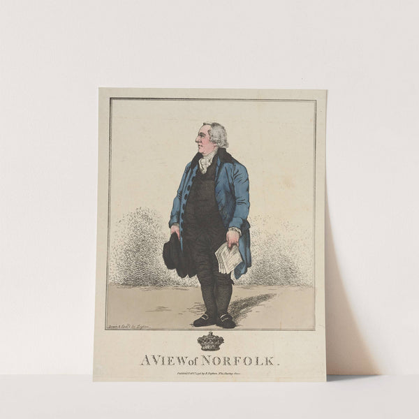 A view of Norfolk (1809) by Robert Dighton