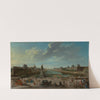 A View of Paris from the Pont Neuf (1763) by Nicolas Jean-Baptiste Raguenet
