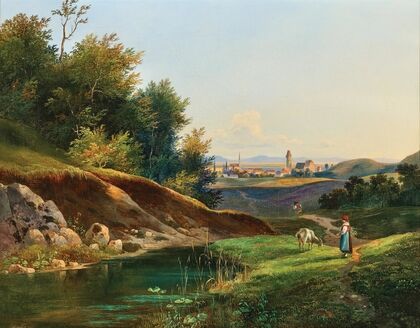 A View of Perchtoldsdorf near Vienna