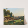 A View of Perchtoldsdorf near Vienna by Franz Steinfeld