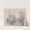 A View of Salisbury Cathedral by David Charles Read