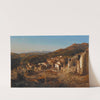 A View of San Sebastiano in Abruzzo by Alessandro La Volpe