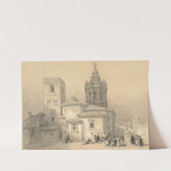 A view of Santa Catalina, Seville, Spain (1833) by David Roberts