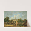 A view of Sint Bavokerk Church (Grote Kerk) in Haarlem by Bartholomeus Johannes van Hove