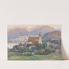 A view of Spitz in the Wachau valley by Fritz Lach