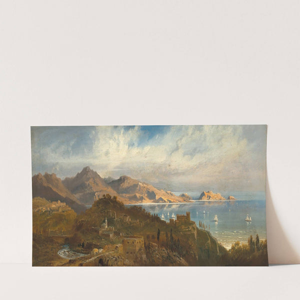 A View of the Bay of Santa Margherita (Genoa), Liguria, Italy by Pieter Francis Peters  