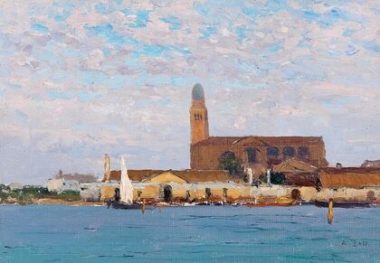 A view of the cathedral in Chioggia — size preview