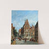 A View Of The City Hall, Oudewater by Adrianus Eversen