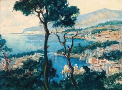 A View of the Coast of Sorrento