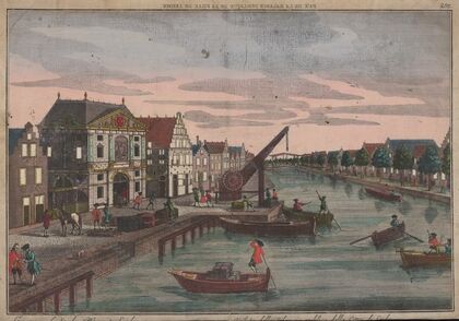 A view of the public scale in the City of Leiden