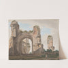 A view of the ruins of the Baths of Caracalla by Giovanni Battista Lusieri