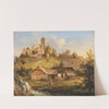 A View of the Sturmberg Castle Ruins in Naas near Weiz, Styria by Vinzenz Kreuzer
