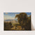 A view of the Umbrian campagna with Spoleto in the distance and a goatherd and his flock in the foreground by Thomas Hartley Cromek