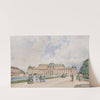 A View of the Upper Belvedere, Vienna by Rudolf von Alt