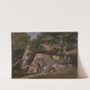 A View of the Valley of Rocks near Mittlach (Alsace) by James Arthur O&#039;Connor