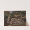 A View of the Valley of Rocks near Mittlach (Alsace) by James Arthur O&#039;Connor