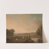 A View of Theobald&#039;s Park, Hertfordshire by John James Chalon