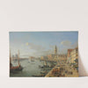 A View Of Venice With The Doge&#039;s Palace, Saint Mark&#039;s Campanile And Santa Maria Della Salute by Roberto Roberti