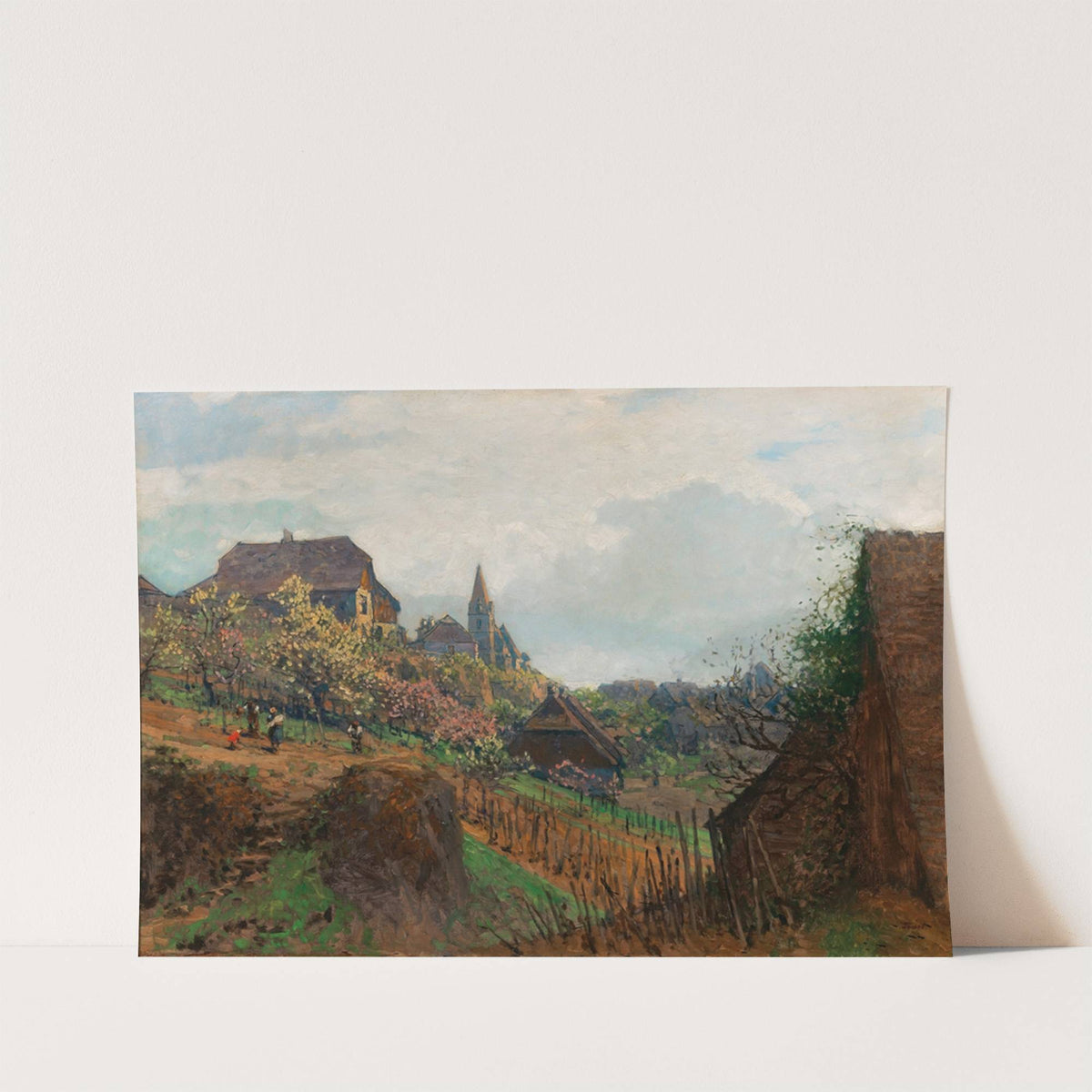 A View of Weißenkirchen from a Vineyard in the Wachau Region by Heinrich Tomec