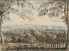 A view of Windsor Castle and The Long Walk from Snow Hill