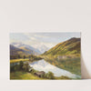A View of Zell am See with the Kitzsteinhorn Mountai by Konrad Petrides