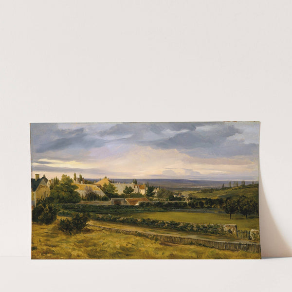 A Village in a Valley (late 1820s) by Théodore Rousseau