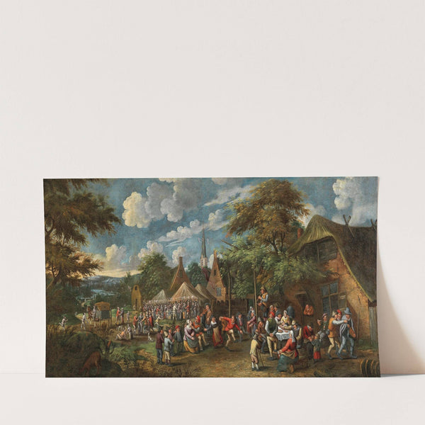 A village kermesse by Rutger Verburgh
