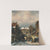 A village street scene in winter by Charles Leickert