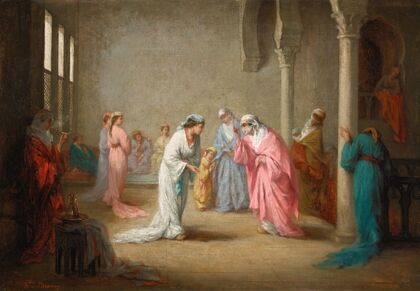 A Visit, A Harem Interior