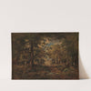 A Vista through Trees; Fontainebleau by Narcisse-Virgile Diaz de La Peña