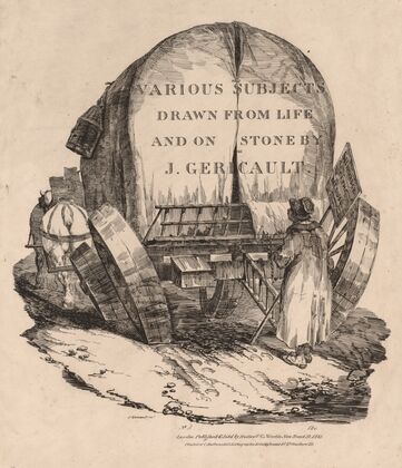 A Wagon with Harnessed Horses (1821)