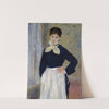 A Waitress at Duval&#039;s Restaurant by Pierre-Auguste Renoir