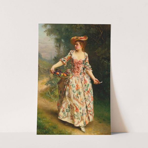 A Walk In The Park by Gustave Jean Jacquet