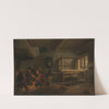 A Weaver&#039;s Workshop by Johannes Dircksz. van Oudenrogge