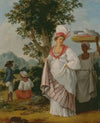 A West Indian Creole Woman Attended by her Black Servant