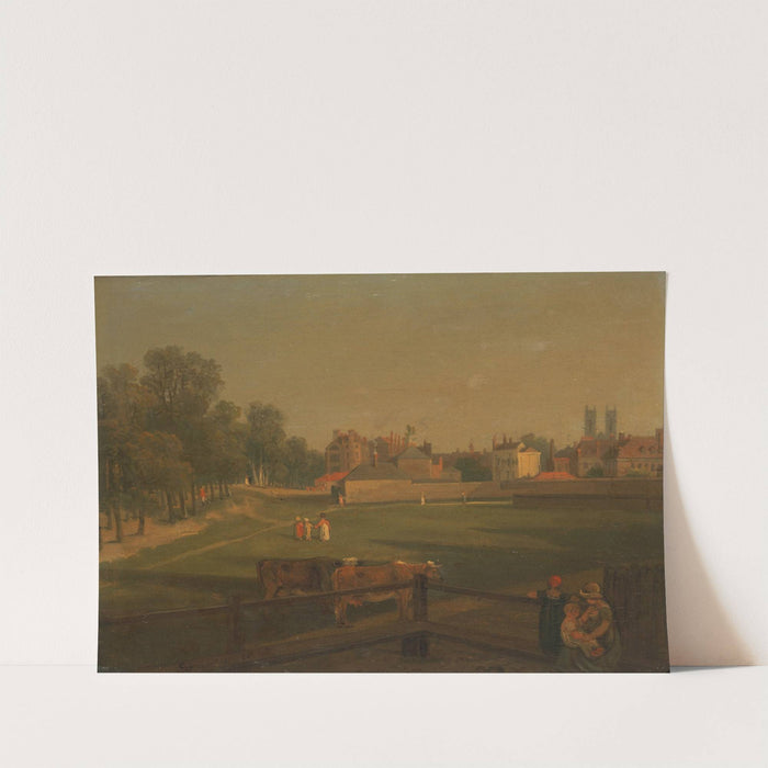 A Western View of part of Westminster and Bird Cage Walk taken from the Mill House..., by George Arnald