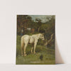 A white horse by Fritz von Uhde