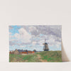 A windmill in Vlissingen by Alfred Zoff