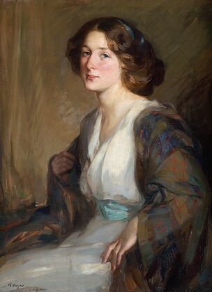 A winsome maid, circa