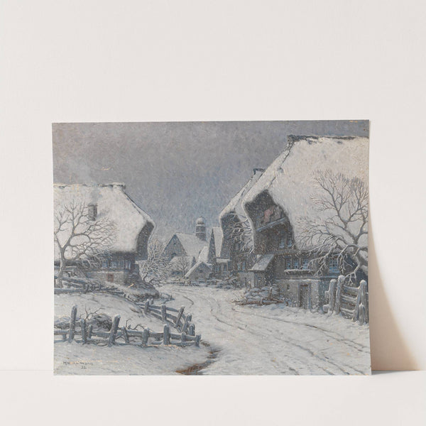 A Winter Day in the Black Forest by Karl Hauptmann