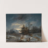 A Winter Evening by Remigius Adrianus van Haanen