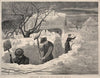 A Winter Morning, – Shovelling Out (1871)