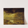 A Winter Scene (mid 1650s) by Aert van der Neer