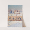 A Winter Scene. Motif from Southern Stockholm by Axel Lindman