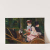 A Woman and a Girl Driving by Mary Cassatt