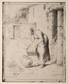 A Woman Emptying a Bucket (1862–63)
