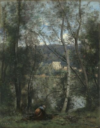 A Woman Gathering Faggots at Ville-d’Avray