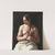 A Woman Pleating her Hair by Ludvig August Smith