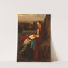 A woman reading by James Archer